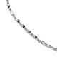 Ion Plating(IP) Adjustable 304 Stainless Steel Serpentine Chain Necklaces(NJEW-K270-04P)-3