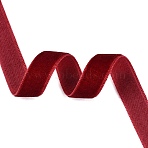 Single Face Velvet Ribbon, FireBrick, 3/8 inch(9.5~10mm), about 50yards/roll(45.72m/roll)(SRIB-TAC0007-01A-01)