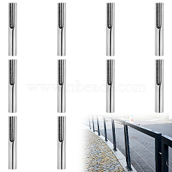 10Pcs 316 Stainless Steel Rigging, Invisible Cable Railing Terminal, Toggle Anchor Angle, for Metal Post Stair Deck, Stainless Steel Color, 38x6mm, Hole: 3.5mm(AJEW-FH0003-12)