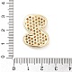 Rack Plating Brass Micro Pave Clear Cubic Zirconia Pendants(KK-R163-05Z-G)-3