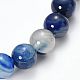 Natural Striped Agate/Banded Agate Beaded Stretch Bracelets(BJEW-Q692-03E)-3