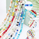 9 Strands 9 Color Electroplate Glass Beads Strands(EGLA-AR0001-21)-3