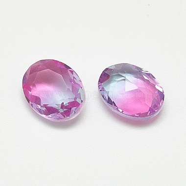 Pointed Back Glass Rhinestone Cabochons(RGLA-T080-13x18-003TO)-2