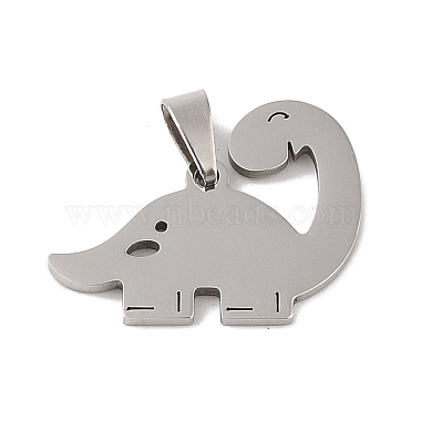 Stainless Steel Color Dinosaur 201 Stainless Steel Pendants