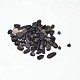 Perles naturelles puce obsidienne(X-G-L453-08)-1