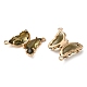 Brass Pave Faceted Glass Connector Charms(FIND-Z020-04S)-2