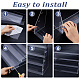 4-Tier Acrylic & PVC Organizer Display Riser Holder for Postcards Brooches(ODIS-WH0108-041B)-4
