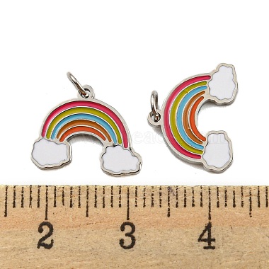 304 Stainless Steel Charms(STAS-O003-02P)-3