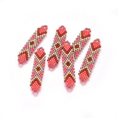 42mm Red Others Glass Links