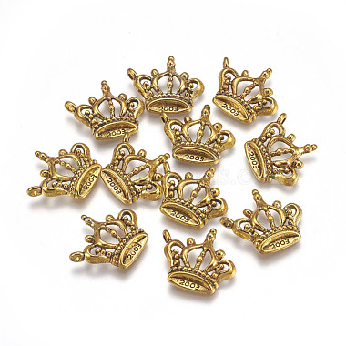 Antique Golden Crown Alloy Pendants