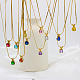 Real 18K Gold Plated Stainless Steel Pendant Necklaces(CP2918-3)-1