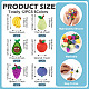 12pcs 6&nbsp;styles de perles de silicone(SIL-TA0003-18)-4