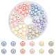 Pandahall Elite 60pcs 6 couleurs perles de résine opaques(RESI-PH0001-61)-1