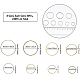 240Pcs 8 Style Brass Linking Rings(FIND-CA0006-05AB)-2