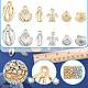 120Pcs 12 Styles CCB Plastic Pendants Sets(CCB-FS0001-14)-2