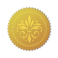 Self Adhesive Gold Foil Embossed Stickers, Medal Decoration Sticker, Others, 5x5cm(DIY-WH0211-366)