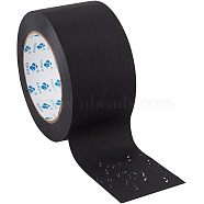 Oxford Cloth & Nylon Waterproof Repair Adhesive Tape, Repairing Tears, Cracks, & Leaks, for Backpack, Tent, Awnings, Inflatable Mattresses, Black, 60mm, 45 yards(about 41.15m)/roll(AJEW-WH0282-98)