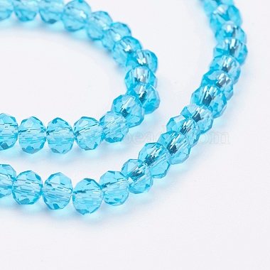 Chapelets de perles en verre transparente  (GLAA-R135-3mm-M)-3