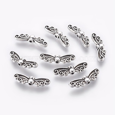 22mm Butterfly Alloy Beads