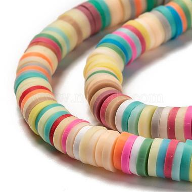 Handmade Polymer Clay Beads Strands(CLAY-R089-6mm-103)-3