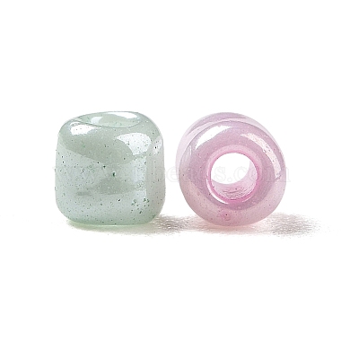 Couleurs opaques perles de rocailles en verre lustré(SEED-A030-11D)-4