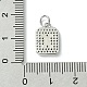 Rack Plating Brass Micro Pave Clear Cubic Zirconia Charms(KK-G501-01X-P)-3