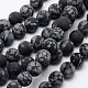 Natural Snowflake Obsidian Beads Strands(G-D674-8mm)-1