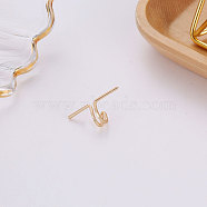 Alloy Cuff Earrings, Golden, 23mm(WG78941-01)