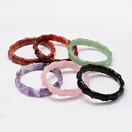 Natural Gemstone Beads Stretch Bracelets, Inner Diameter: 2-1/8~2-1/2 inch(5.5~6.2cm)(BJEW-E289-G)