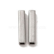 304 Stainless Steel Beads, Rectangle, Stainless Steel Color, 15x3x3mm, Hole: 1.7x1.7mm(STAS-H179-04B-P)