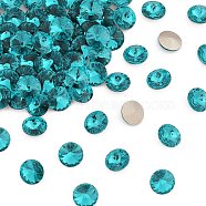 Preciosa&reg MAXIMA Crystal Round Stones, Czech Crystal, Bicone(436 11 177 Rivoli), Dura Foiling, 60230 Blue Zircon, SS47(10.55~10.9mm)(X-PRC-RASS47-60230)