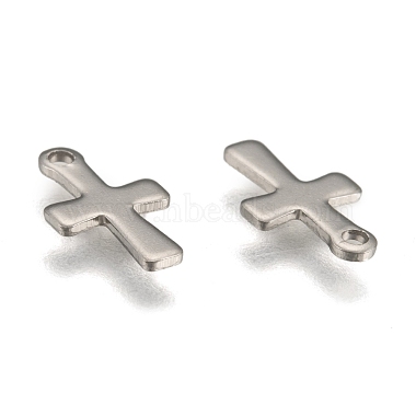 Крошечные подвески-крестики из нержавеющей стали(STAS-Q168-07)-2