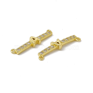 Rack Plating Brass Micro Pave Clear Cubic Zirconia Connector Charms(KK-C007-37G-A)-3