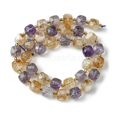 Natural Amethyst Beads Strands(G-Q010-A08-01)-3