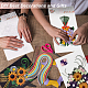 Flower/Bird Pattern Cardboard DIY Paper Quilling Tools Drawings Sample Cards(DIY-GA0006-36)-7