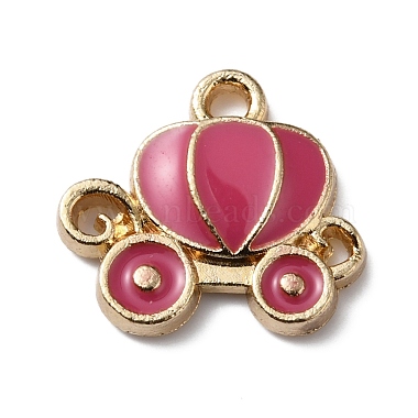 Light Gold Medium Violet Red Others Alloy+Enamel Charms