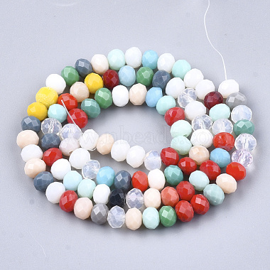 Electroplate Glass Beads Strands(X-EGLA-T013-03D)-2