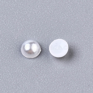 10000pcs ABS Plastic Imitation Pearl Cabochons(SACR-S738-3mm-Z9)-3