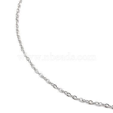 placage ionique (ip) 304 collier de chaîne de câble en acier inoxydable pour hommes femmes(X-NJEW-M200-14P)-2