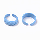Spray Painted Alloy Cuff Rings(RJEW-T011-33E-RS)-2