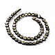 Flat Round Handmade Millefiori Glass Beads(LK-R004-55-A)-3