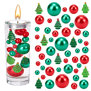 Elite Christmas Theme DIY Jewelry Making Finding Kit, Including Opaque Resin Tree Display Decorations, Plastic Imitation Pearl Beads, Mixed Color, 152Pcs/bag(DIY-PH0013-76)