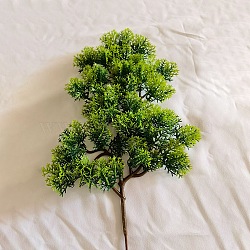 Artificial Pine Branch for Garden Wedding Home Outdoors Decorations, Olive Drab, 350~380mm(HULI-PW0002-029B)