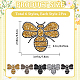 12Pcs 6 Styles Bees Hotfix Rhinestone Appliques(DIY-CP0009-67)-2