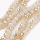 Electroplate Glass Beads Strands(GLAA-K027-HR-C06)-1