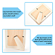 4Pcs Unfinished Natural Wood Photo Frames(WOOD-OC0002-55A)-4