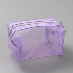 Nylon Storage Bags, Rectangle, Medium Purple, 10.5x5.5x7.2cm(ABAG-WH20010-05D)