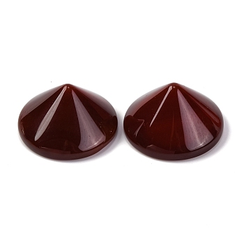 Natural Carnelian(Dyed & Heated) Cabochons, Cone, 30x17.5mm