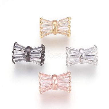 13mm Clear Others Brass+Cubic Zirconia Beads