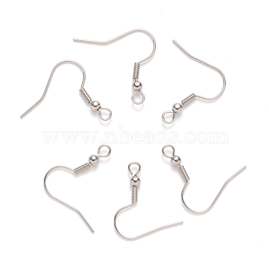304 Stainless Steel Earring Hooks(X-STAS-S111-001)-2